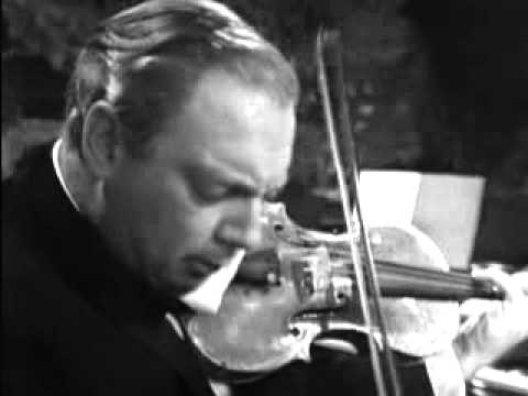 Isaac Stern playing Bach's Chaconne in D minor for solo violin Single File