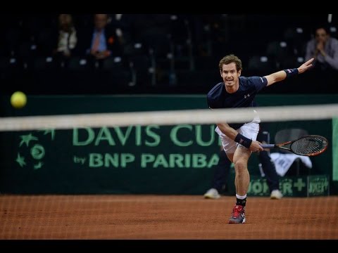 Andy Murray vs David Goffin FULL MATCH HD Davis Cup 2015 FINAL PART 1