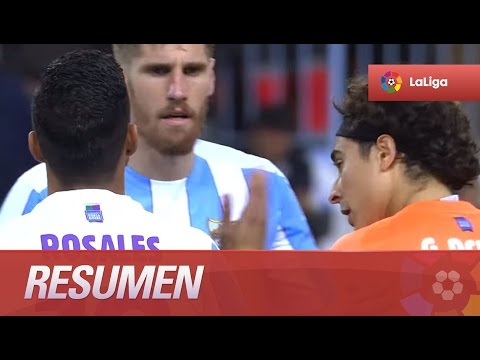 Resumen de Málaga CF (1-0) Sporting de Gijón