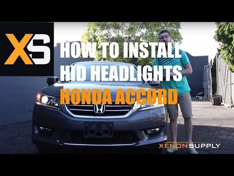 2015 Honda Accord HID Install - DIY HID Xenon Conversion Kit