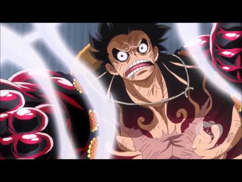 Luffy vs Doflamingo - GEAR 4 (Fourth) "BOUNDMAN" KONG GUN - One Piece 726 [HD] 1080p