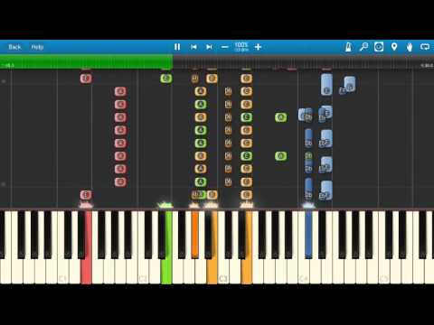 T Rex - Get It On - Piano Tutorial - Synthesia Cover