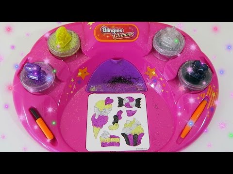 Blingles Glimmer Glam Styler Studio | Easy DIY Decorate Your Own Sparkly Glitter Stickers!