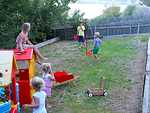 Outside playground: 'The Lakes House' - Huge house, great location in Lakes Entrance