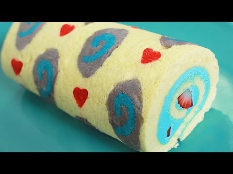 HEARTHSTONE ROLL CAKE - NERDY NUMMIES