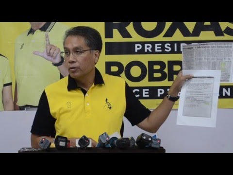 Roxas proves existence of Duterte's BPI account