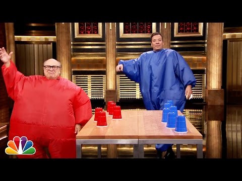 Inflatable Flip Cup with Danny DeVito