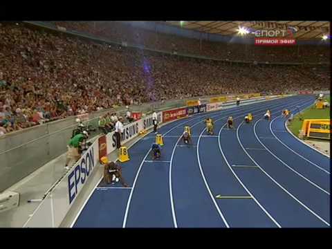 Usain Bolt 200 m New World Record 19,19