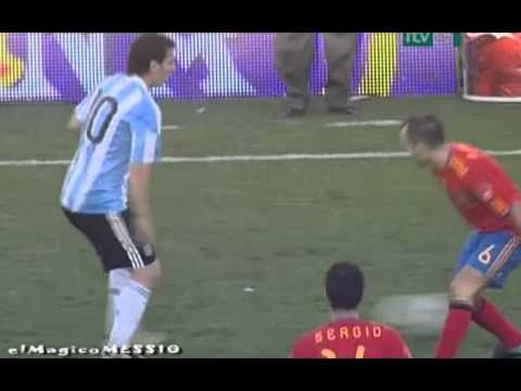 Messi vs Spain 07.09.2010