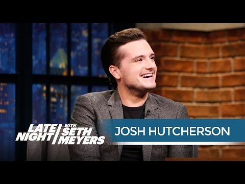 Josh Hutcherson on Living in a Hotel with His Hunger Games Co-Stars - Late Night with Seth Meyers