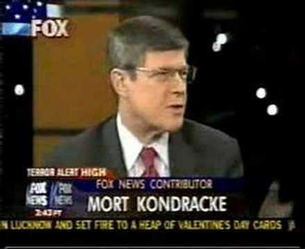 Mort Kondracke speaks against peace