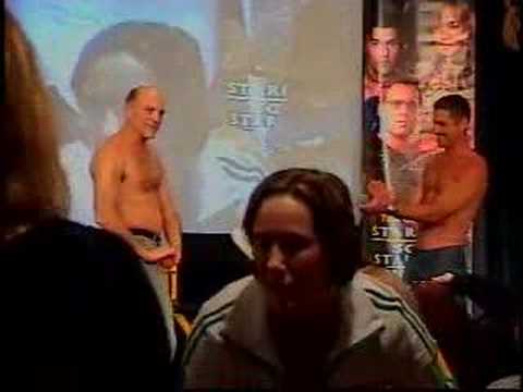 Cliff Simon & Carmen Argenziano take shirts off