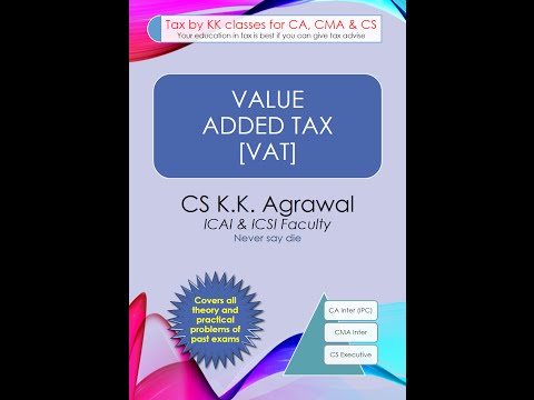 Value added tax lecture part 1