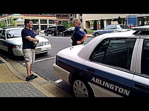 Activist Arrested  in Arlington VA