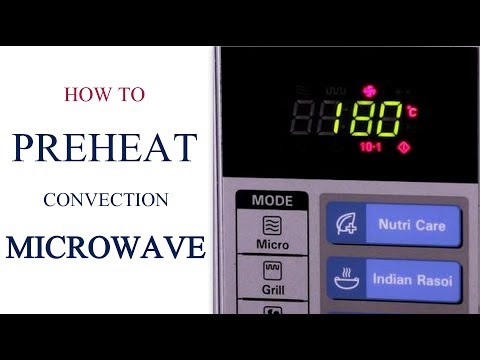 How To Pre-heat A Convection Microwave