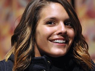 BEVERLY HILLS, CA - OCTOBER 26: Caitlin Stasey attends a Q&A session during the Australians In Film screening of 'Tomorrow When The War Began' at The Writers Guild Theatre on October 26, 2010 in Beverly Hills, California. (Photo by Toby Canham/Getty Images)