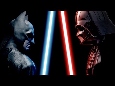 BATMAN vs DARTH VADER - ALTERNATE ENDING - Super Power Beat Down