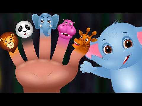 Finger Family Nursery Rhymes | Animal Finger Family Songs Collection | Learn Wild Animals | ChuChuTV