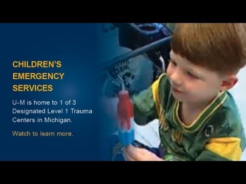 Learn about Children's Emergency Services at the University of MIchigan Health System