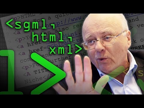 SGML HTML XML What's the Difference? - Computerphile