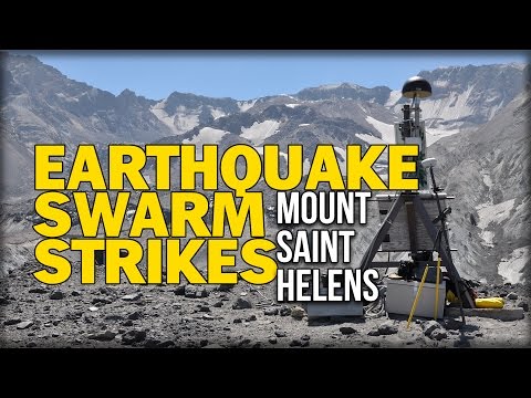 EARTHQUAKE SWARM STRIKES MOUNT SAINT HELENS