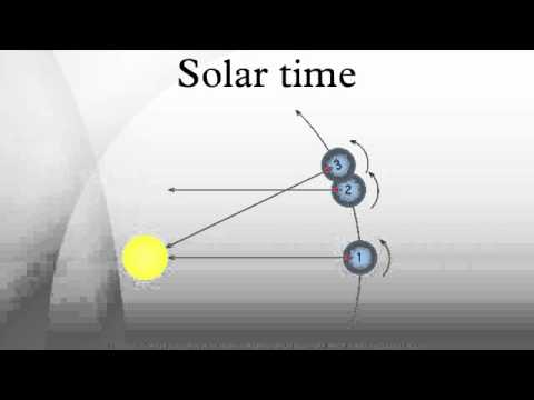 Solar time