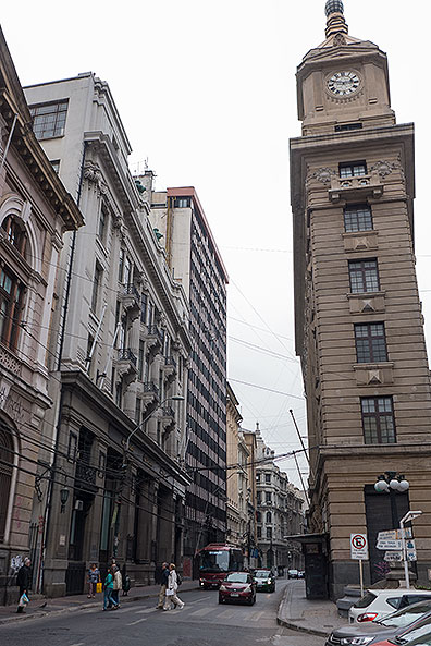 A once-bustling financial district, now rather hollowed out.