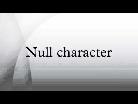 Null character