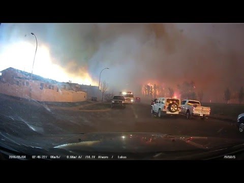 Fort McMurray Fire 1 of 6 Front Dash Cam