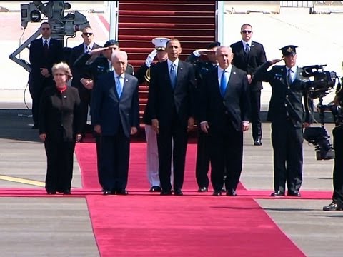 President Obama Speaks at an Arrival Ceremony in Israel