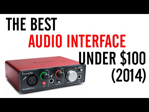 Best Audio Interface Under $100 (2014)