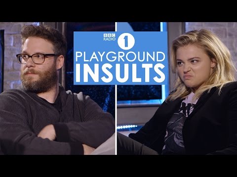 Seth Rogen & Chloë Grace Moretz Insult Each Other | CONTAINS STRONG LANGUAGE!