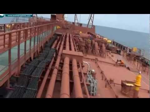 MERCHANT SHIP TANKER MAIN DECK TOUR