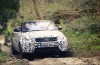 The first Range Rover Evoque Convertible prototype during off-road testing.