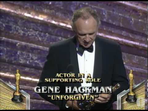 Gene Hackman winning Best Supporting Actor