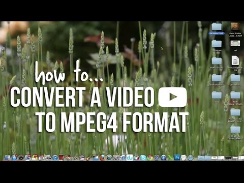 HOW TO: Convert a Video To MPEG4 Format