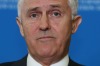 Prime Minister Malcolm Turnbull during a media conference when he visited Josef Chromy Wines near Launceston on Friday.