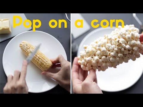 How to make Popcorn - Pop on a corn