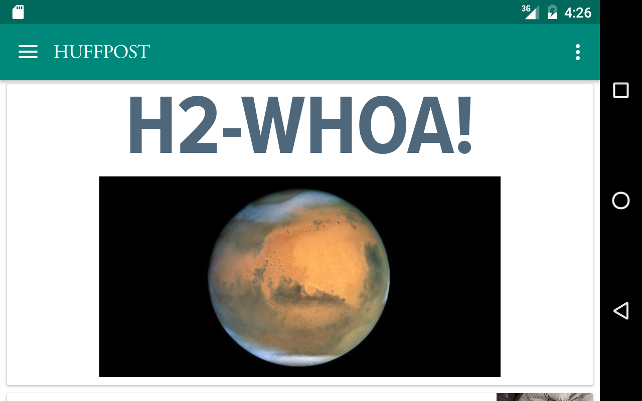   Huffington Post- screenshot 