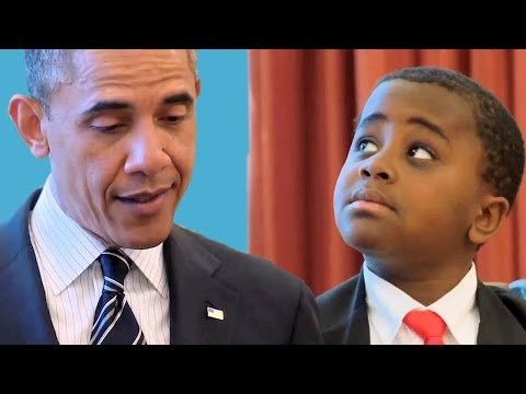 Kid President meets the President of the United States of America