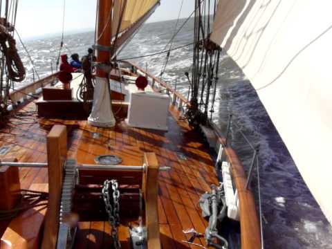 Bristol Channel Pilot Cutter "Morwenna" on her maiden voyage