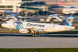 EgyptAir Flight 181 (aircraft pictured) is hijacked shortly after takeoff and forced to land at Larnaca International Airport in Cyprus.