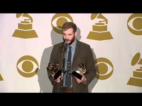 Bon Iver backstage at 54th GRAMMY Awards | GRAMMYs