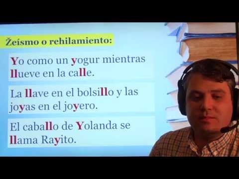 Práctica de pronunciación del español. Fonema /ʝ/