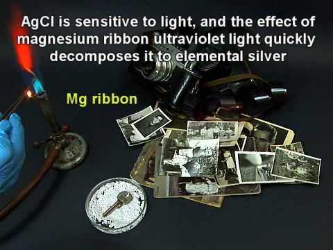 Photosensitivity of silver chloride