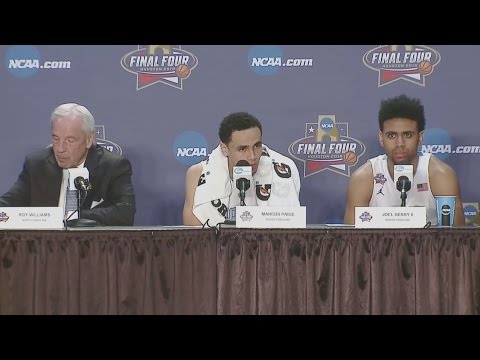 UNC Men's Basketball: National Championship Postgame PC - Villanova