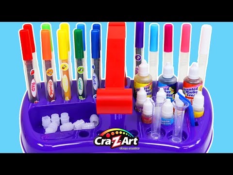 Cra-Z-Art Scented Marker Creator Play Kit Fun & Easy DIY Make Your Own Fruit Scented Markers!