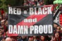 Essendon supporters at Saturday's clash with Melbourne.