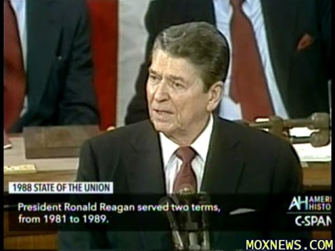 President Ronald Reagan's Final State Of The Union Address In 1988