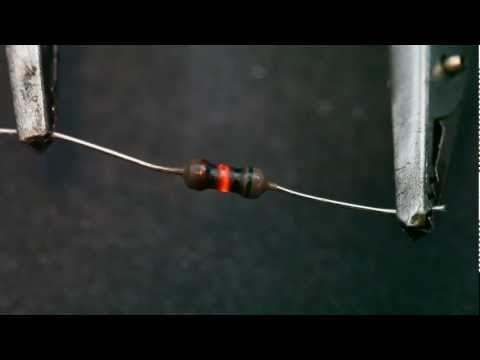 Resistor burning slowly